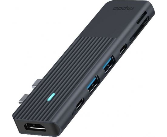 Dokstacija Rapoo Multiport UCM-2003 7-i-2 USB-C-Adapter (MacBook)