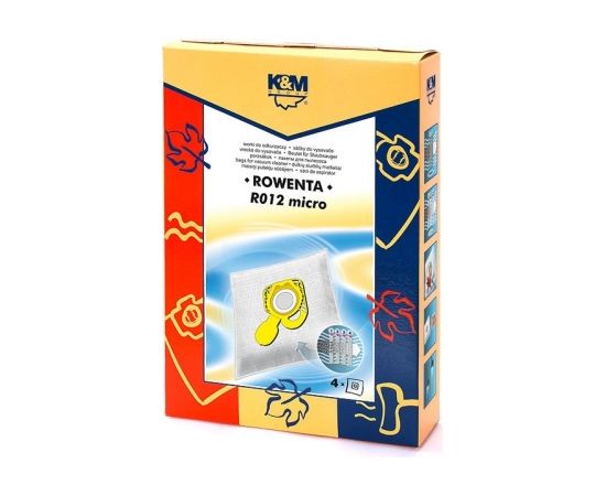 K&M KM-R012 Rowenta ZR200540/TEFAL ZR200940 Мешки для пылесоса 4 шт.