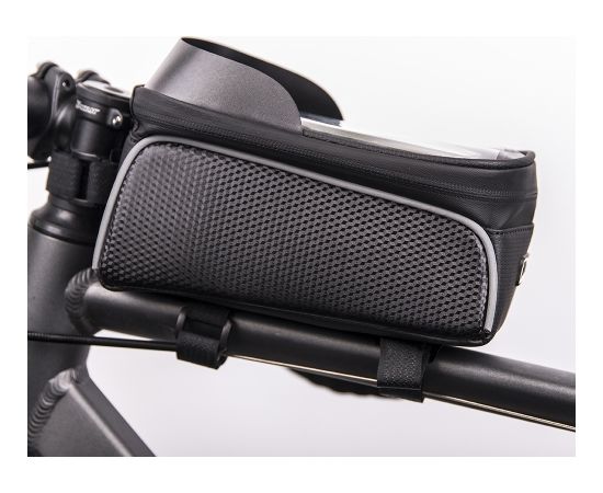 OEM Waterproof bike frame bag with shielded phone holder Model02 black