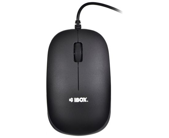 Keyboard + mouse Set IBOX IKMS606 (USB 2.0; (US); black color; Optical; 800 DPI)