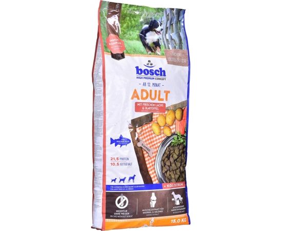 Bosch 09030 Adult Salmon Potato  15 kg