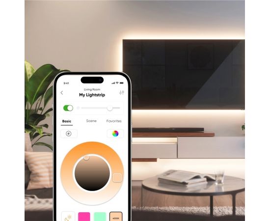 Nanoleaf Essentials Light Strips Starter Kit 2 Meters Matter 2000Lm RGBCW 2700-6500K Viedās lampas un spuldzes