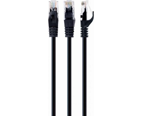 PATCH CABLE CAT6 UTP 0.25M/PP6U-0.25M/BK GEMBIRD