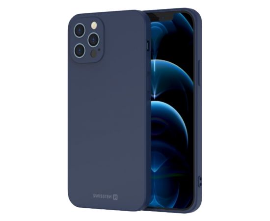 Swissten Soft Joy Silikona vāciņš priekš Huawei P40 Lite Zils