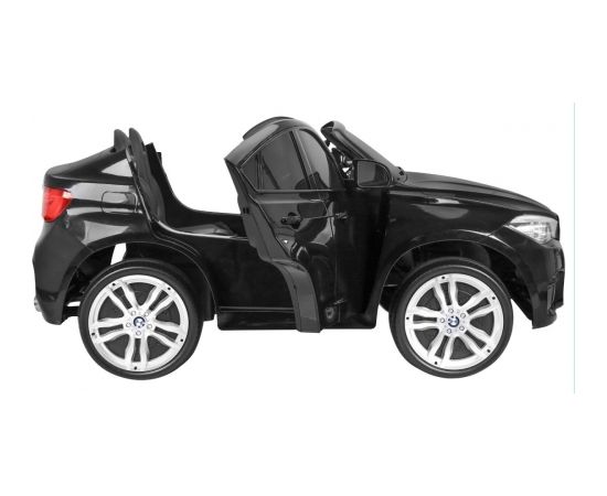 Bērnu divvietīgais elektromobilis - BMW X6M XXL, melns