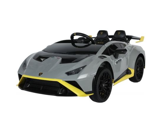 Lean Cars Lamborghini STO DRIFT Bērnu elektriskā automašīna, pelēks