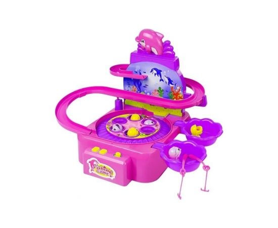 Import Leantoys Set for Fishing Pink