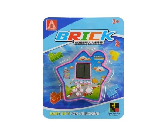 Import Leantoys Brick Game Electronic Tetris Portable Star