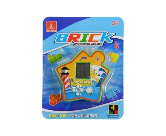 Import Leantoys Brick Game Electronic Tetris Portable Star