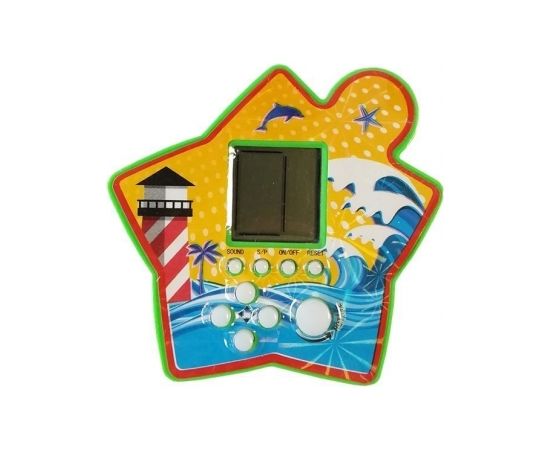 Import Leantoys Brick Game Electronic Tetris Portable Star