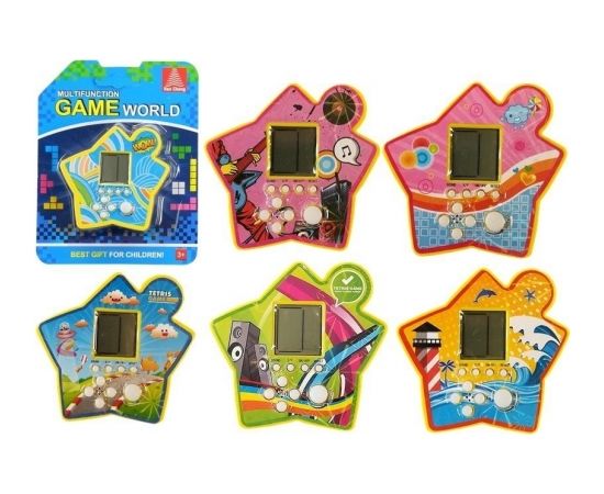 Import Leantoys Brick Game Electronic Tetris Portable Star