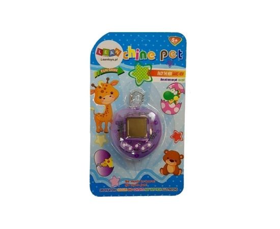 Import Leantoys Electronic Animal Tamagotch Purple with short chain
