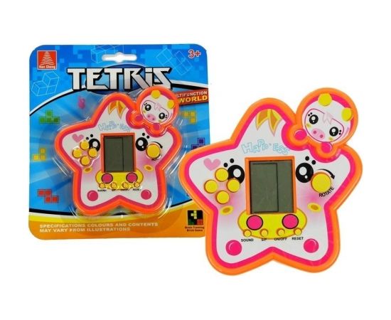 Import Leantoys Electronic Game Tetris Star Red