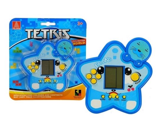 Import Leantoys Tetris Star Electronic Game - Blue