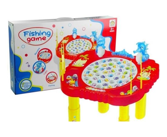Import Leantoys Arcade Game Fishing Fishes Light Effects Red