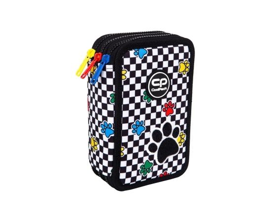Triple decker pencil case with equipment CoolPack Jumper 3 Catch me Mugursomas