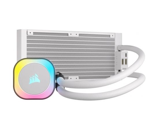 Corsair H100I Processor Hybrid cooler 12 cm White