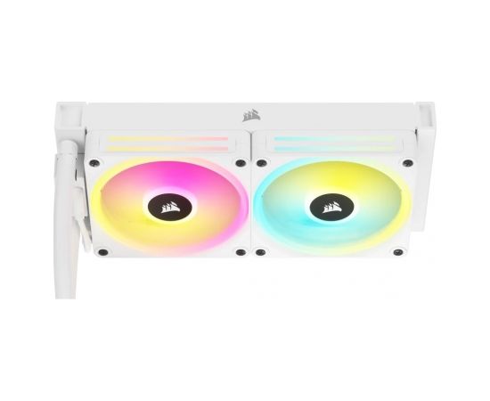 Corsair H100I Processor Hybrid cooler 12 cm White