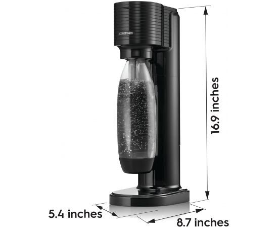 SodaStream gāzēto dzērienu pagatavošanas ierīce Gaia, melns - 1017911770