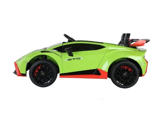 Lamborghini STO DRIFT vienvietīgs elektromobilis, zaļš