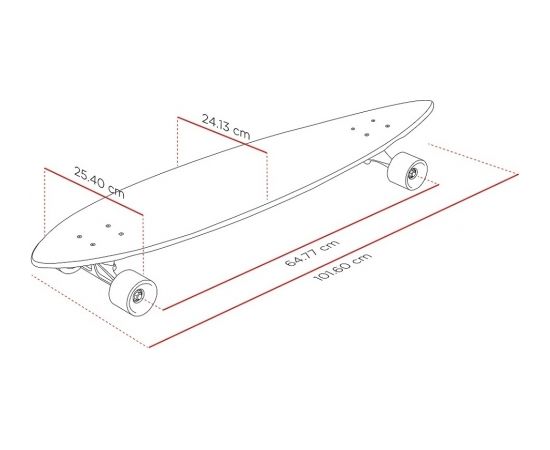 Longbords Street Surfing Woods 40”