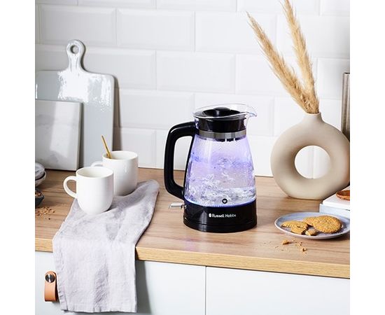 Russell Hobbs 26080-70 Tējkanna 1.7 L 2400 W Black, Transparent