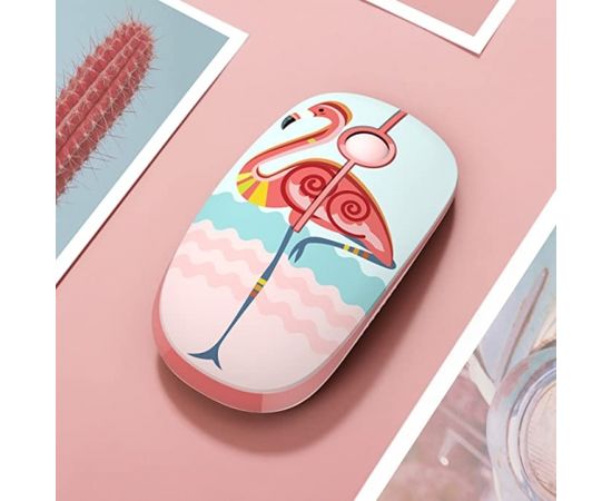 Tellur Kids Wireless Mouse Flamingo