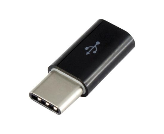 Sbox Micro USB 2.0 F. -> TYPE C M. black AD.USB-C B