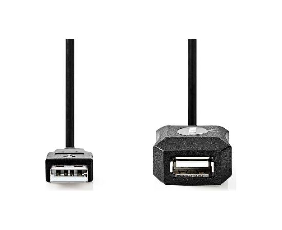 NEDIS CCGP60EXTBK100 Kabelis USB 2.0 | USB-A male | USB-A female | 480 Mbps | 10,0 m
