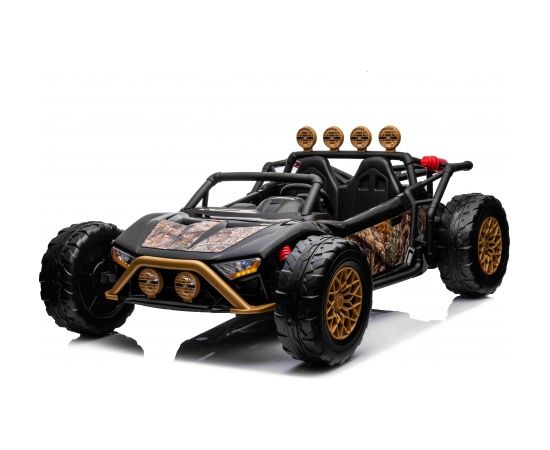 Buggy Racing 5 divvietīgs elektromobilis, melns/brūns