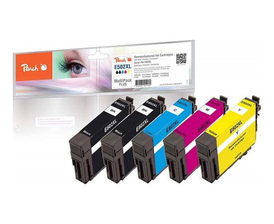 Peach Ink Economy Pack Plus PI200-842 (compatible with Epson 502XL)