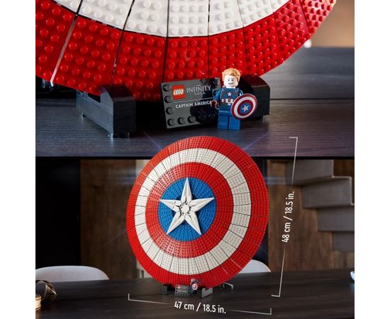 LEGO 76262 Marvel Super Heroes Captain Americas Schild Kapteiņa Amerikas vairogs