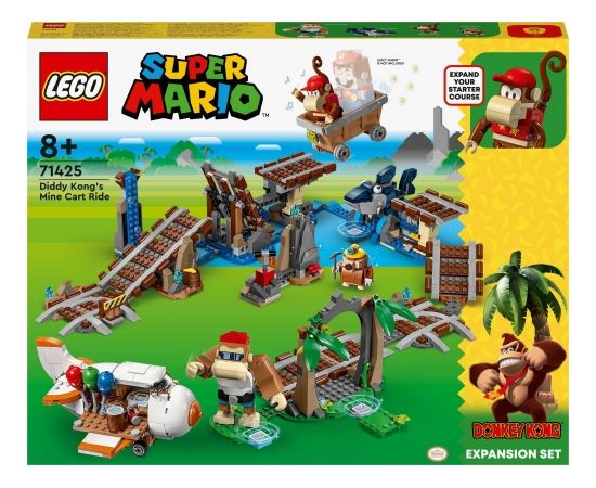LEGO Super Mario Przejażdżka wagonikiem Diddy Konga — zestaw rozszerzający (71425)