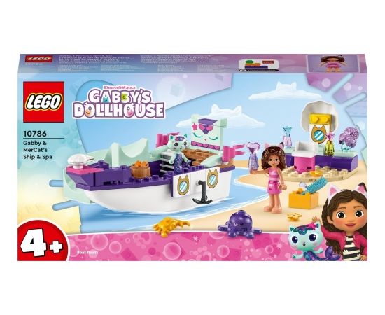 LEGO Gabby's Dollhouse Statek i spa Gabi i Syrenkotki (10786) LEGO Movie