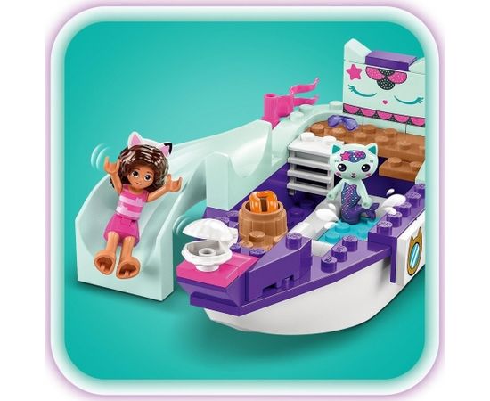 LEGO Gabby's Dollhouse Statek i spa Gabi i Syrenkotki (10786) LEGO Movie