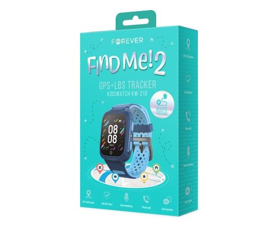 Forever Smartwatch GPS Kids Find Me 2 KW-210 blue