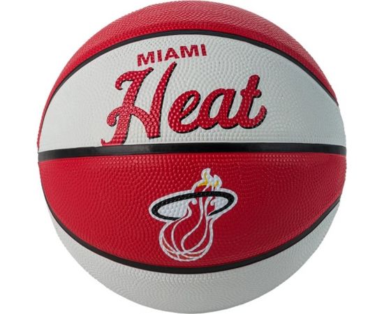 Basketball Wilson Team Retro Miami Heat Mini Ball Jr. WTB3200XBMIA (3)