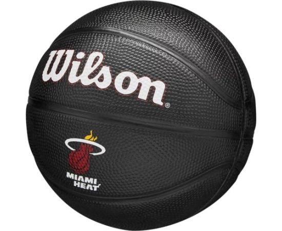 Basketball Wilson Team Tribute Miami Heat Mini Ball Jr. WZ4017607XB (3)