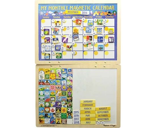 Melissa And Doug Melissa&Doug Magnetic Calendar Art.13788 Magnētu kalendārs