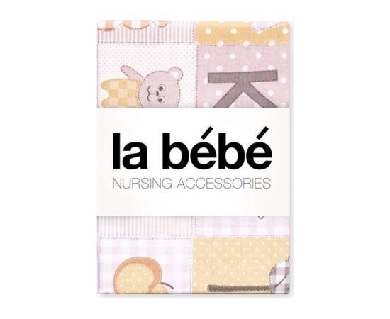 La Bebe™ Nursing La Bebe™ Set 100x135/60x120/40x60 Art.74921 Letters Комплект детского постельного белья из 3х частей 100x135/60x120/40x60 купить по выгодной цене в BabyStore.lv
