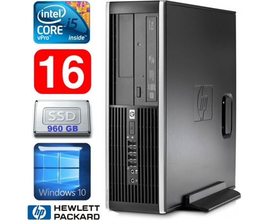 HP 8100 Elite SFF i5-650 16GB 960SSD DVD WIN10