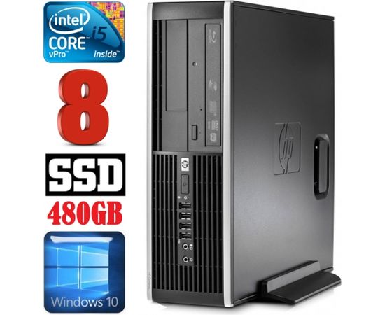HP 8100 Elite SFF i5-650 8GB 480SSD DVD WIN10