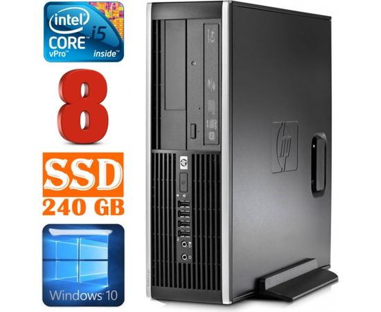 HP 8100 Elite SFF i5-650 8GB 240SSD DVD WIN10