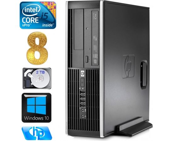 HP 8100 Elite SFF i5-650 8GB 2TB DVD WIN10