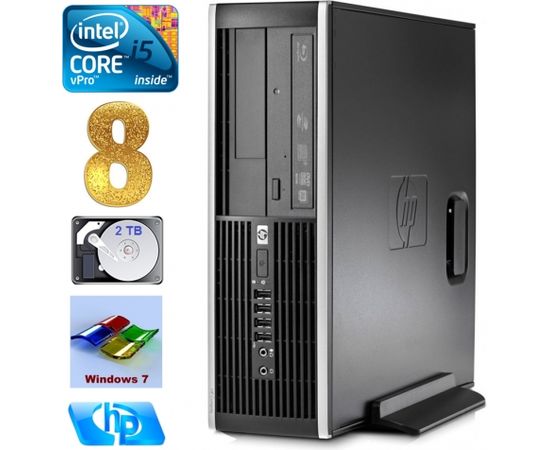 HP 8100 Elite SFF i5-650 8GB 2TB DVD WIN7Pro