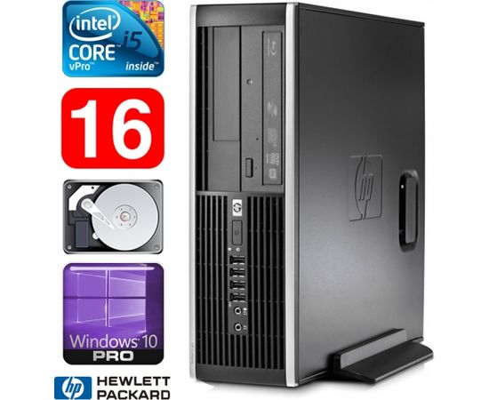 HP 8100 Elite SFF i5-650 16GB 250GB DVD WIN10Pro