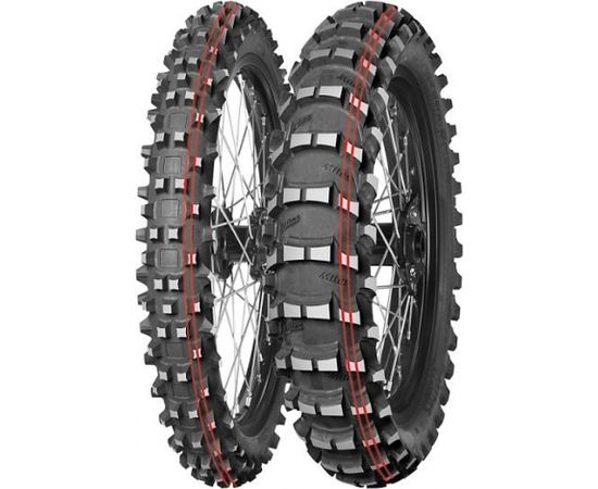 90/100-16 Mitas TERRA FORCE-MX SAND 51M TT CROSS SOFT Rear SAND 2 red NHS