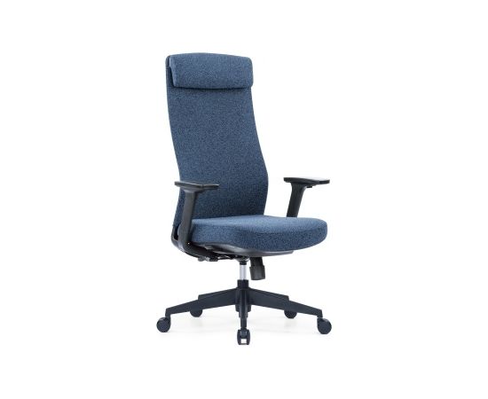 Up Up Ankara ergonomic office chair Black, Blue fabric