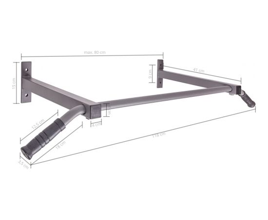Sienas/galda šķērssija inSPORTline PU1207 118x37cm