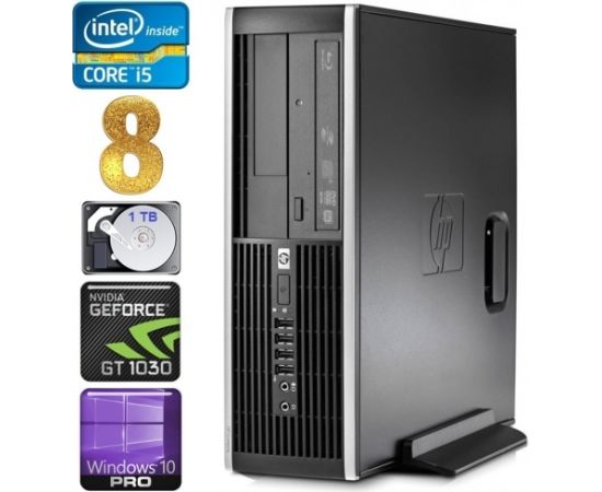 HP 8100 Elite SFF i5-750 8GB 1TB GT1030 2GB DVD WIN10Pro